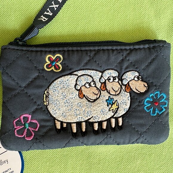 VERA BRADLEY DISNEY PIXAR ZIP ID CASE W/ BO PEEP'S SHEEP:NWT ANDY'S ROOM - Picture 2 of 9